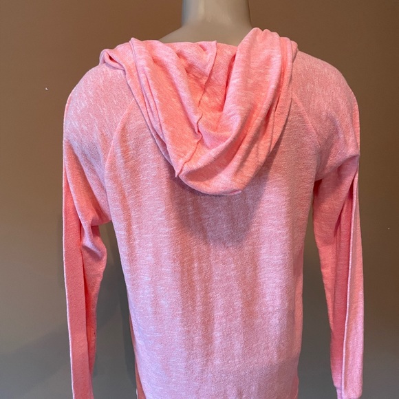 PINK Coral Hoodie Beach Tunic/Sweatshirt - Picture 2 of 4